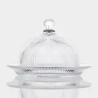 Блюдо для подачи с крышкой "Riffle", 19.5х13 см