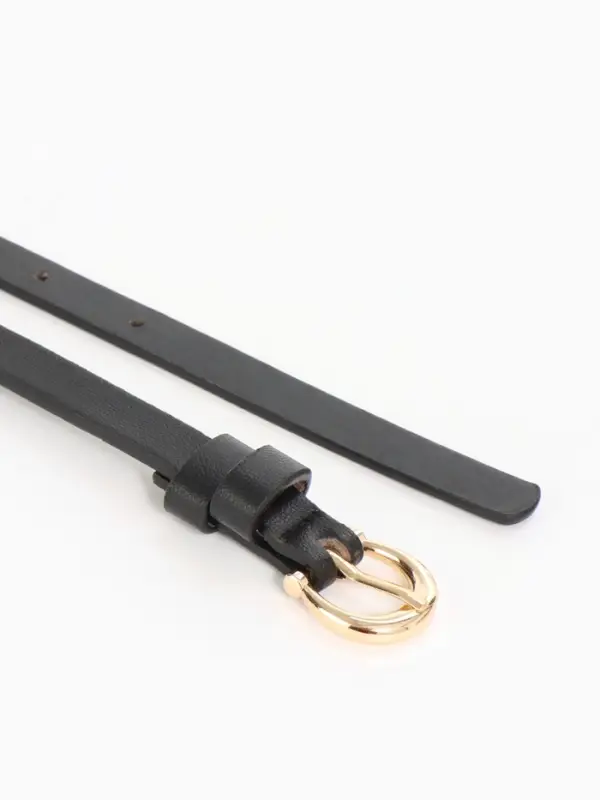 Ремень жен 02-01-01-01, Март2502, 1,3*0,3*110 см, без винта, пряж золото, 1 прокол,