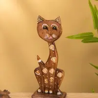 Сувенир на подставке &laquo;Киса&raquo;, 25-27 см, дерево, МИКС