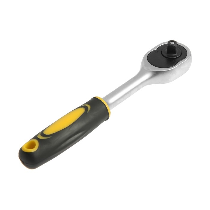 Набор торцевых головок ТУНДРА, трещотка, CrV, 1/4", 4 - 13 мм, 12 предметов