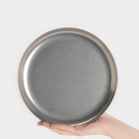 Тарелка d=23см h=1,5 см, 201 сталь