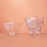 Форма пластиковая одноразовая для фуршета &laquo;Пагода&raquo;, 90 мл, прозрачная