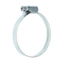 Хомут оцинкованный ZEIN engr, несквозная просечка, диаметр 40-60 мм, ширина 9 мм