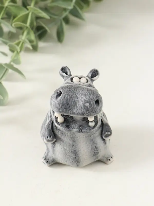 Сувенир "Бегемот сидит" 7 см