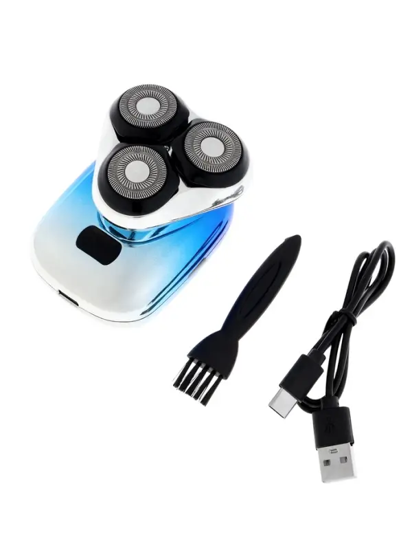 Электробритва LBR-10, 3 Вт, роторная, 3 головки, от АКБ