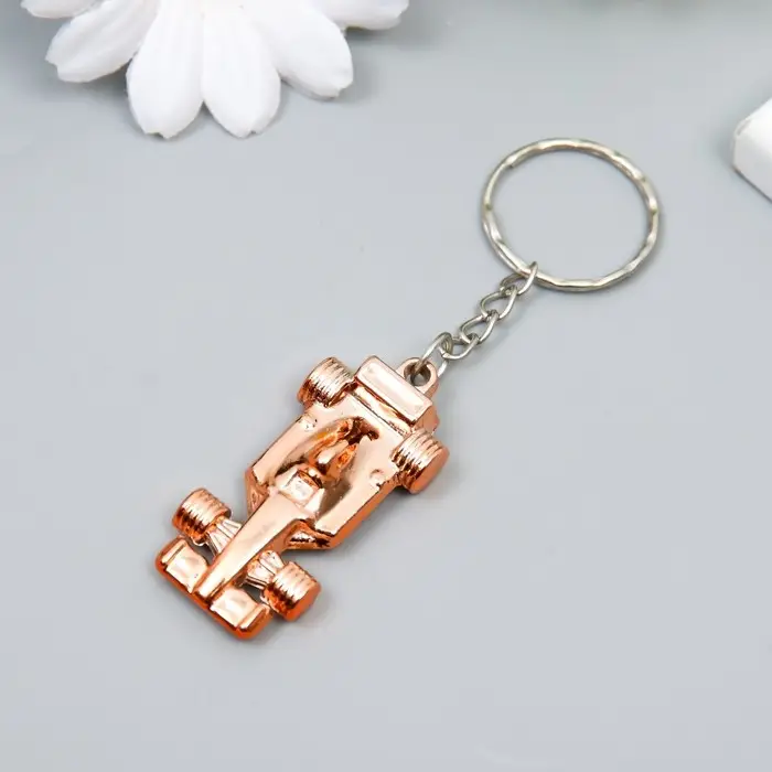 Брелок для ключей на кольце &laquo;Машина&raquo;, пластик под металл