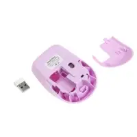 Мышь Smartbuy ONE 202AG-V, беспроводная, 3 кнопки, 1200 dpi, USB, 1хАА, фиолетовая