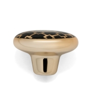 Ручка-кнопка CAPPIO, d=39 мм, цвет золото, 8 шт.