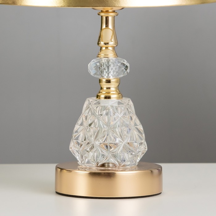 Настольная лампа с подсветкой Настольная лампа с подсветкой "Каролина" Е27 40Вт золото 22х22х34,5 см