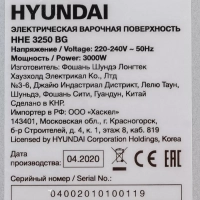 Варочная поверхность HHE 3250 BG черный