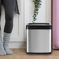 Мусорное ведро сенсорное с крышкой КТ-6806 - 16 л