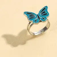 Кольцо &laquo;Бабочка&raquo;, 1,5 х 1 х 2 см , 20 шт