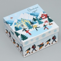 Набор подарочных коробк 6 в 1 &laquo;С Новым годом&raquo;, 10 х 10 х 6 &ndash; 20 х 20 х 11 см, Новый год