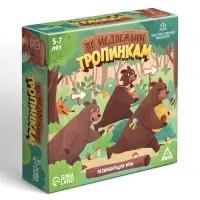Развивающая игра "По медвежьим тропинкам", 161 карта, 5+
