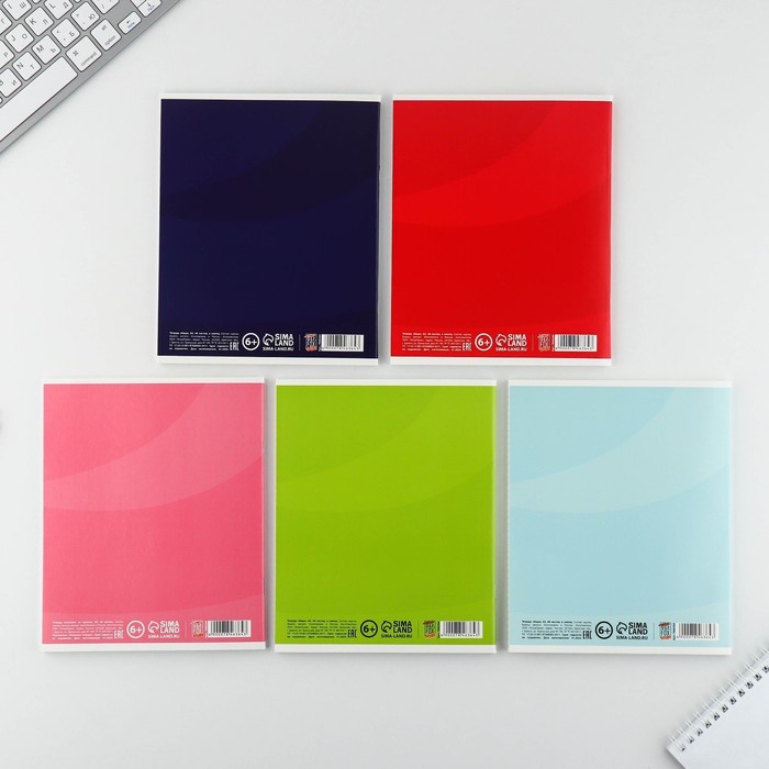 Тетрадь в клетку, 48 листов А5 на скрепке МИКС &laquo;1 сентября: Котики&raquo;, обложка мелованный картон 230 гр внутренний блок №1, белизна 96%