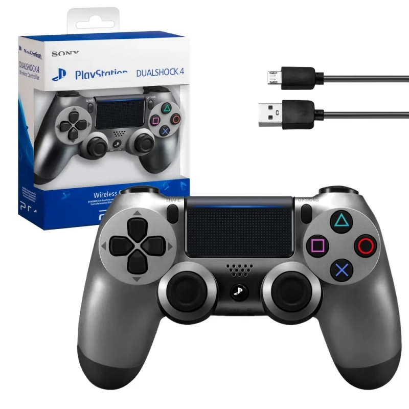Джойстик PS4 DualShock беспроводной A серый