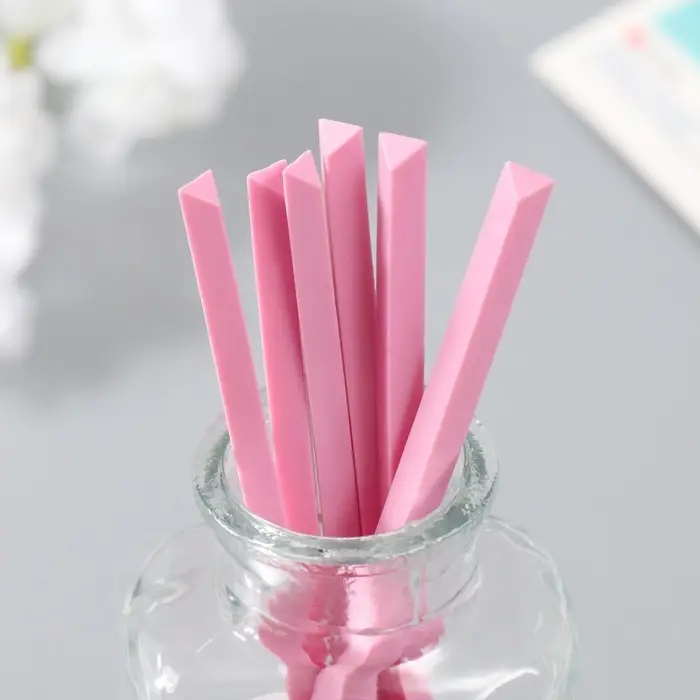 Сургуч для печати стержень 1/4 "Розовая пудра" 12,7х0,7х0,7 см