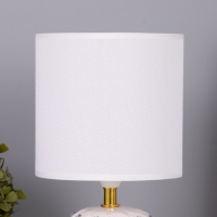 Лампа настольная "Букет" 1х40Вт Е14 белый 14,5х14,5х30см МОДЕЛЬ: