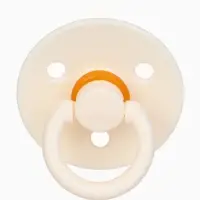 Соска - пустышка классическая, латекс, цв.айвори, в контейнере, от 0 мес., M&B