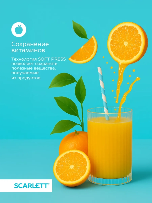 Соковыжималка электрическая шнековая SC-JE50S59