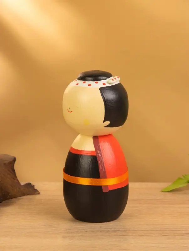 Деревянная кукла кокеши "Ямато" 7х7,5х15 см