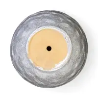 Горшок цветочный с поддоном 2,4 л, керамика  "Узор" (М)