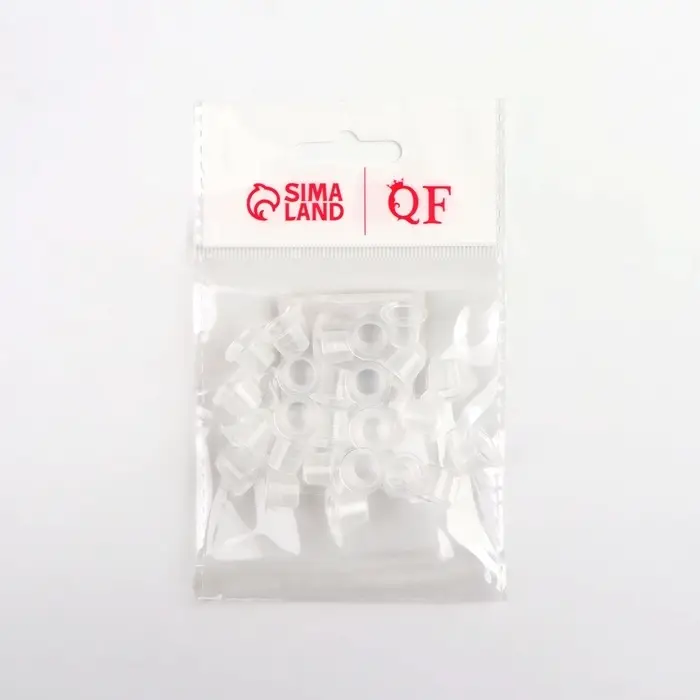 Колпачки для краски, d=10 мм, набор - 25 шт., прозрачные