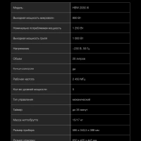 Микроволновая Печь HBW 2030 IX 20л 1250Вт сталь