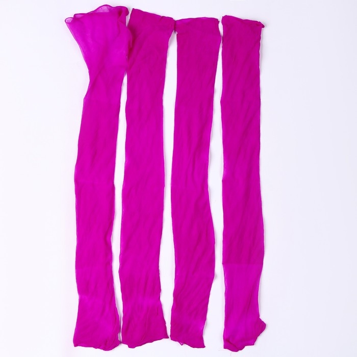 Капрон для кукол и цветов, набор 4 шт., размер 1 шт. &mdash; 45 &times; 6 см, цвет сирень