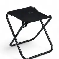 Стул туристический складной, 25 х 23 х 27 см, до 80 кг, черный
