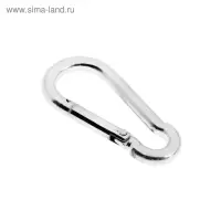 Карабин ТУНДРА krep, DIN5299С, 8&times;80 мм, оцинкованный, 1 шт.