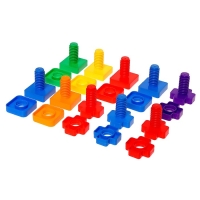 Конструктор &laquo;Болты и гайки&raquo;, в контейнере, 10 болтов и гаек