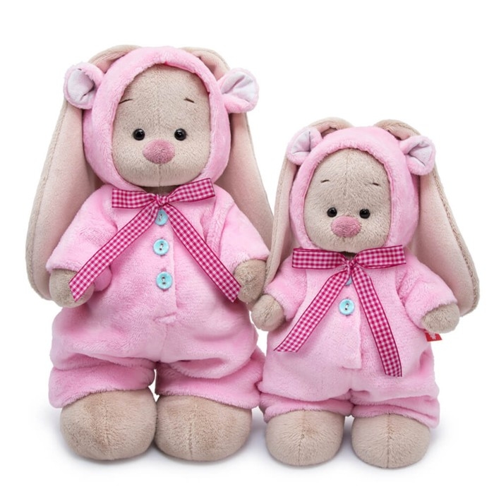 Мягкая игрушка &laquo;Зайка Ми в меховом комбинезоне&raquo;, 25 см