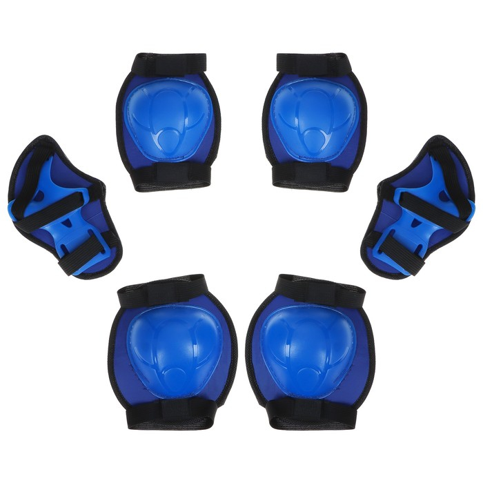 Защита роликовая ONLYTOP OT-2017, р. универсальный, цвет синий