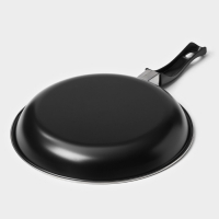 Набор сковород &laquo;Жаклин&raquo;, 3 предмета: 20/25/30&times;4 см, антипригарное покрытие, цвет чёрный