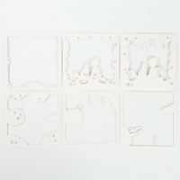 Набор для творчества &laquo;Создай ночник. Мальчик и лис&raquo;, с рамкой, сборный, многослойный, 6+