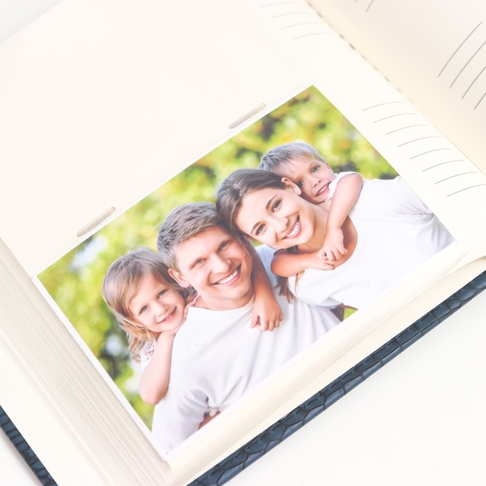 Фотоальбом на 200 фото 10х15 см "Узор делюкс" бум.карм.с мемо, книжн. пер-т