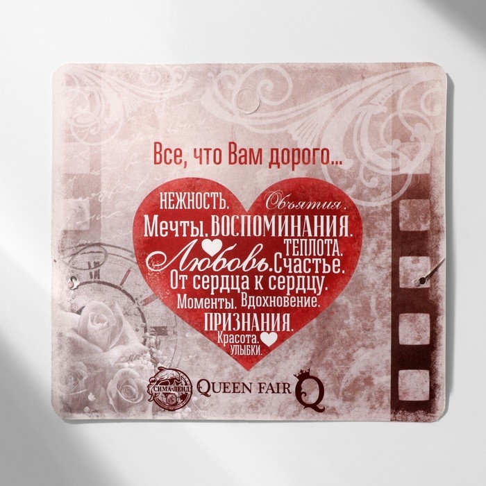 Кулон на шнурке &laquo;Для фото&raquo; овал с цветами, цвет серебро на чёрном шнурке, 45 см