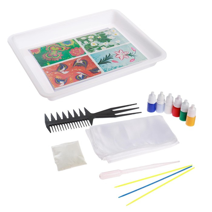 Набор для творчества. Рисование на воде: эбру &laquo;Цветочный сад&raquo;