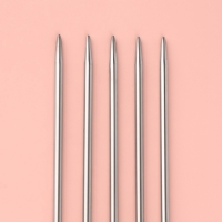 Спицы для вязания, чулочные, d = 3,5 мм, 25 &plusmn; 1 см, 5 шт