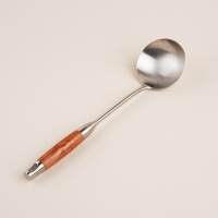 Половник из нержавеющей стали SL Home, &laquo;Рустик&raquo; 38&times;10 см, цвет серебряный