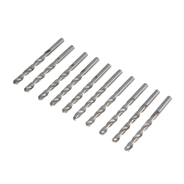 Сверло по металлу ЛОМ, HSS, цилиндрический хвостовик, 7.5&times;110 мм, 10 шт.
