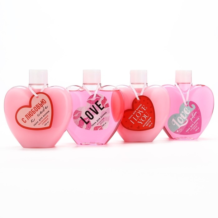 Пена для ванны Love potion, 430 мл, аромат клубничного зелья, ЧИСТОЕ СЧАСТЬЕ