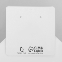 Серьги ассорти &laquo;Радость&raquo; пельмень и хинкали, цвет белый в серебре