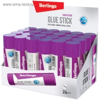 Клей-карандаш ПВП 15 г Berlingo Magic, с цветным индикатором