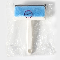 Окномойка с поролоновой насадкой Доляна &laquo;Компакт&raquo;, для зеркал, стекол и душевых кабин, 12&times;18&times;4 см