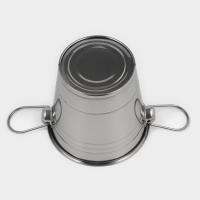 Ведро для льда из нержавеющей стали, 2,5 л, 17&times;15,5 см