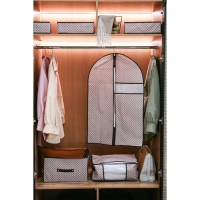 Органайзер для хранения белья Доляна &laquo;Браун&raquo;, 8 ячеек, 28&times;14&times;10 см, цвет коричневый