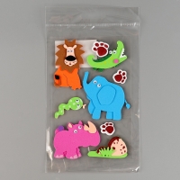 Набор наклеек из EVA "Животные", 9 шт