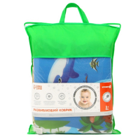 Игровой коврик для детей на фольгированной основе &laquo;Солнечный пляж&raquo;, размер 177х145x0,5 см, Крошка Я